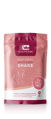 SLIMYONIK® Natural Beauty & Body Shake
Der Natural Beauty and Body Shake von SLIMYONIK® wurde speziell zur gewichtskontrollierenden Ernährung entwickelt. Durch die ausgewogene Kombination aus pflanzlichem Eiweiß und wichtigen Nährstoffgruppen haben wir ein Produkt für Sie entwickelt, das absolut natürlich ist!